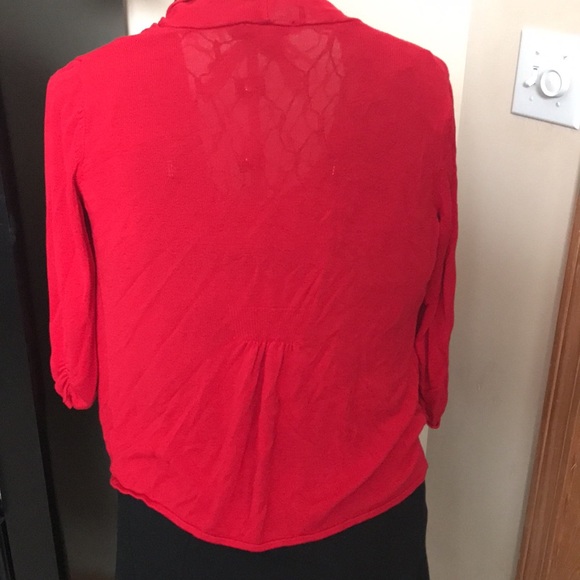Red Cardigan - Picture 3 of 3